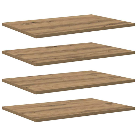 vidaXL Bookshelf Board 3-Tier 4 pcs 60 x 40 x 1.5 cm Engineered Wood