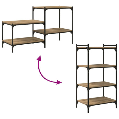 vidaXL Bookshelf Board 3-Tier 4 pcs 60 x 40 x 1.5 cm Engineered Wood