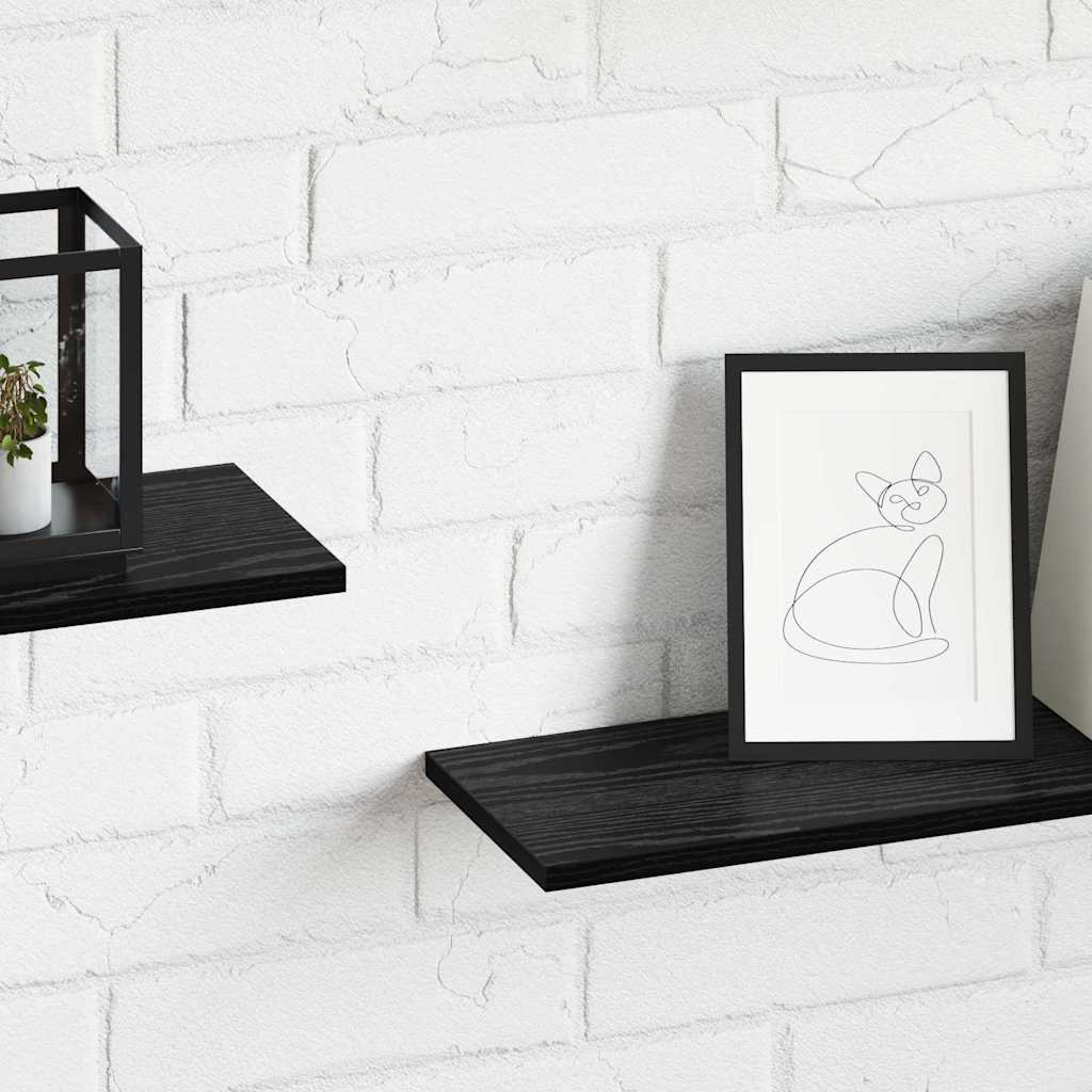 vidaXL Bookshelf Board 3-Tier 4 pcs 80 x 20 x 1.5 cm Engineered Wood
