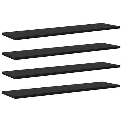 vidaXL Bookshelf Board 3-Tier 4 pcs 80 x 20 x 1.5 cm Engineered Wood