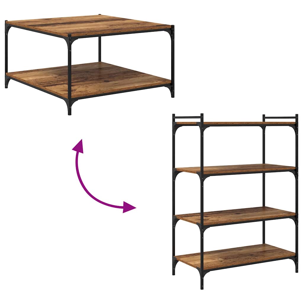 vidaXL Bookshelf Board 4 pcs Brown 80 x 40 x 1.5 cm Engineered Wood