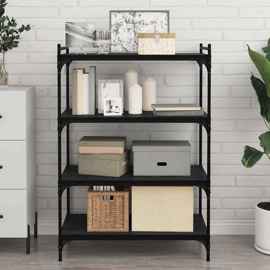 vidaXL Bookshelf Board 3-Tier 4 pcs 80 x 40 x 1.5 cm Engineered Wood