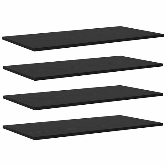 vidaXL Bookshelf Board 3-Tier 4 pcs 80 x 40 x 1.5 cm Engineered Wood