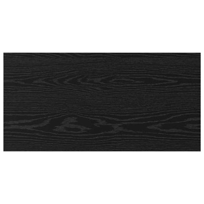 vidaXL Bookshelf Board 4 pcs Black 80 x 40 x 1.5 cm Engineered Wood