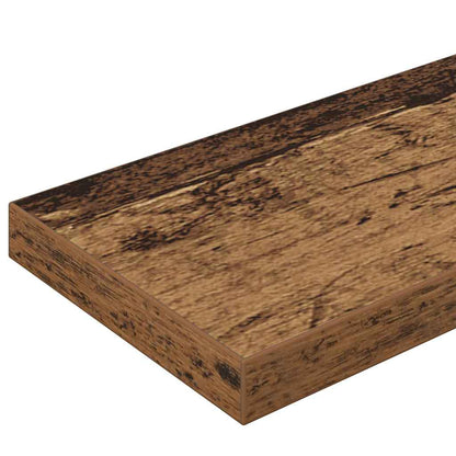 vidaXL Bookshelf Board 4 pcs Brown 100 x 10 x 1.5 cm Engineered Wood