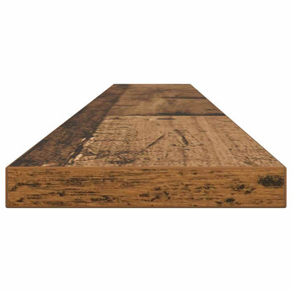 vidaXL Bookshelf Board 4 pcs Brown 100 x 10 x 1.5 cm Engineered Wood