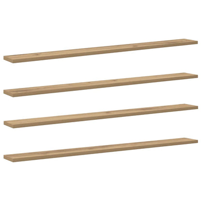 vidaXL Bookshelf Board 3-Tier 4 pcs 100 x 10 x 1.5 cm Engineered Wood