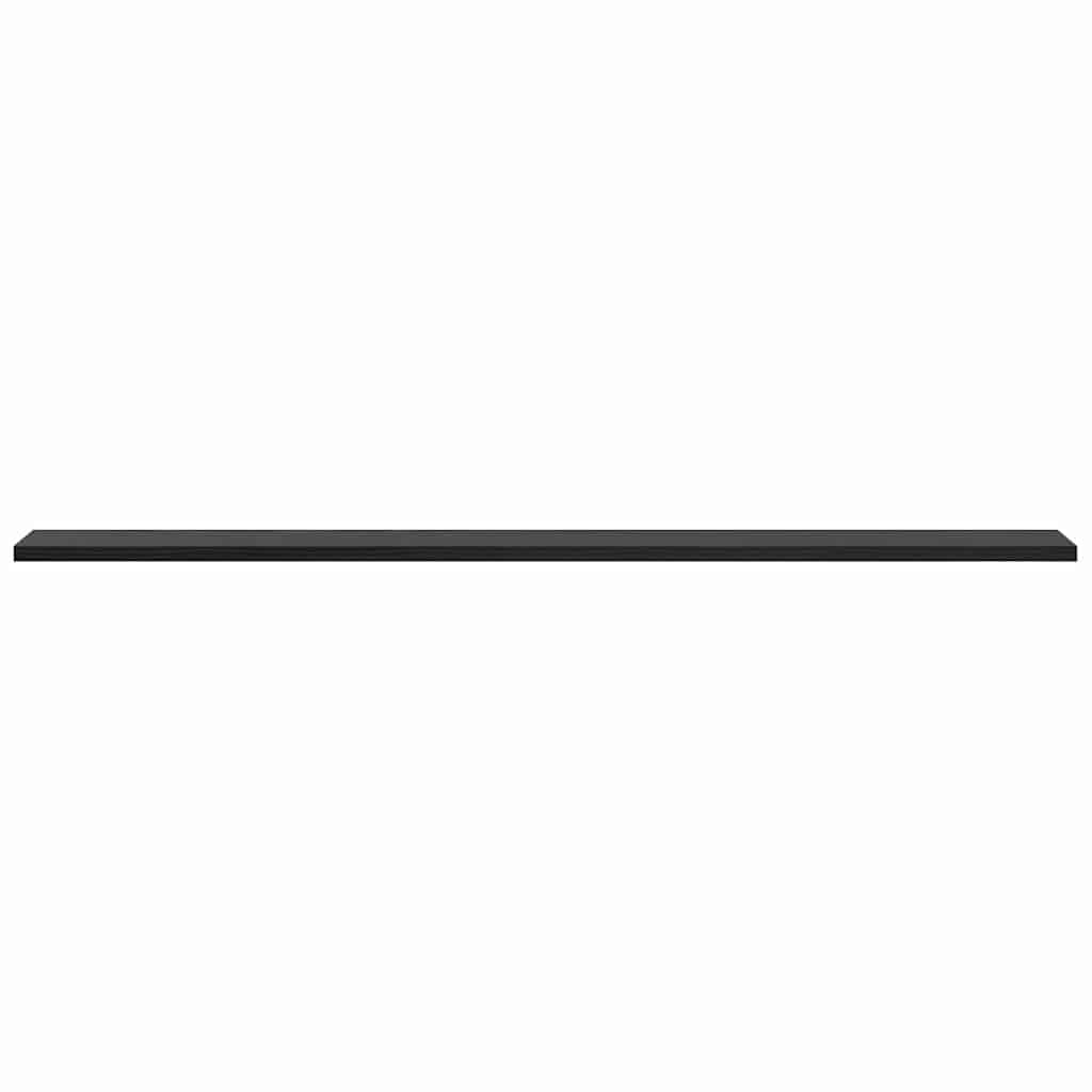 vidaXL Bookshelf Board 4 pcs Black 100 x 10 x 1.5 cm Engineered Wood