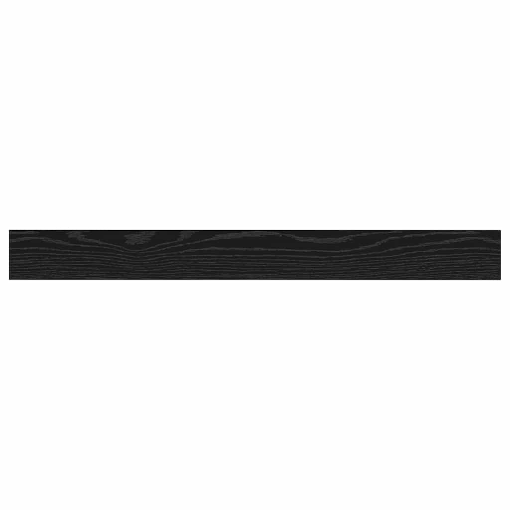 vidaXL Bookshelf Board 4 pcs Black 100 x 10 x 1.5 cm Engineered Wood