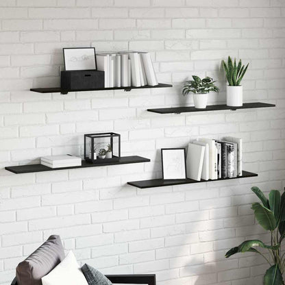 vidaXL Bookshelf Board 3-Tier 4 pcs 100 x 20 x 1.5 cm Engineered Wood