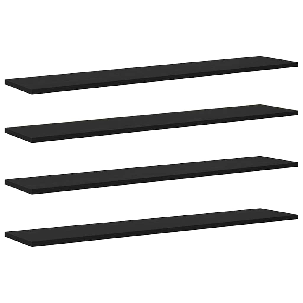 vidaXL Bookshelf Board 3-Tier 4 pcs 100 x 20 x 1.5 cm Engineered Wood