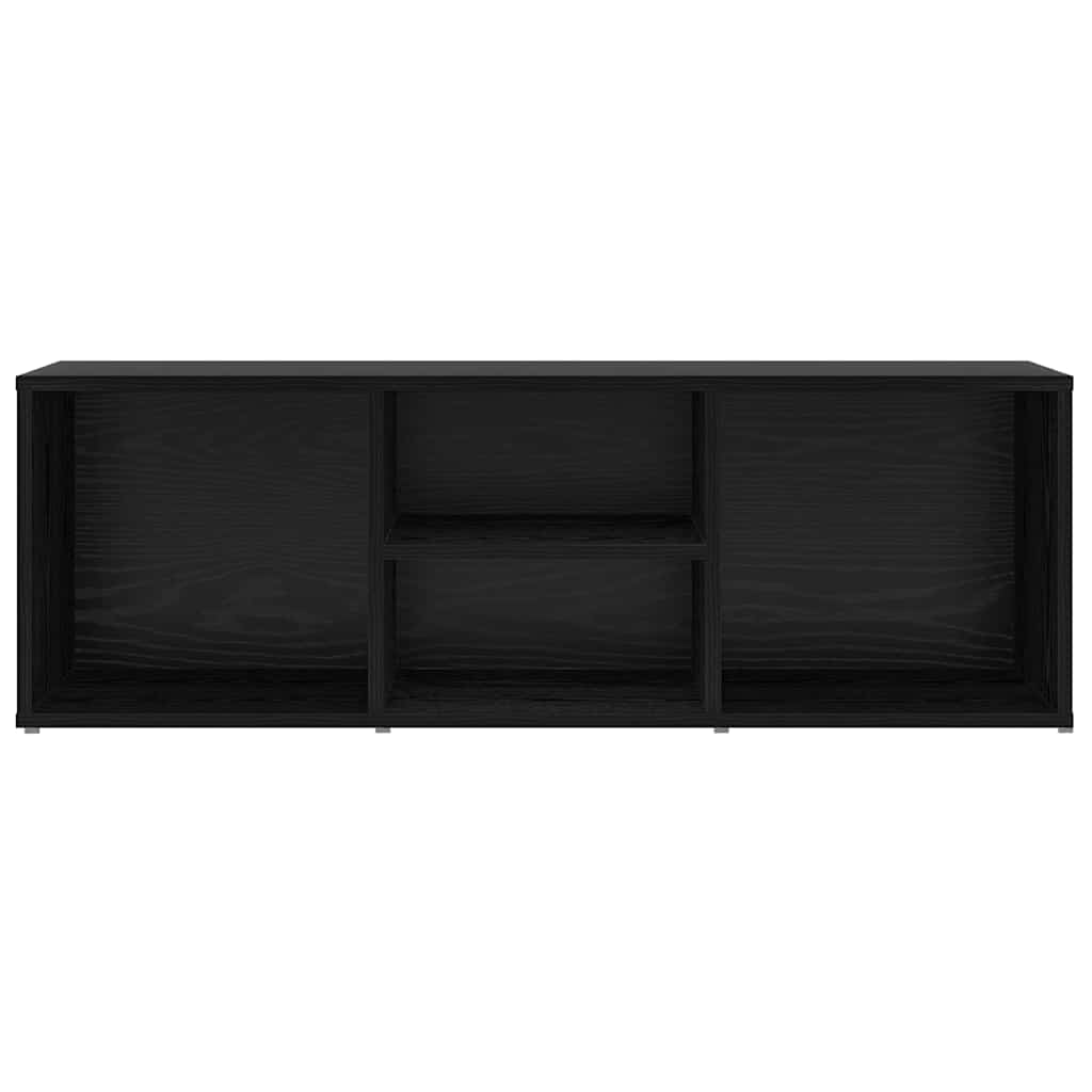 vidaXL Shoe Bench 102 x 35 x 35 cm Engineered Wood Black Oak