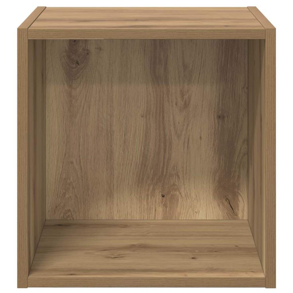 vidaXL Wall Cabinet Wall-Mounted Artisan Oak 37 x 37 x 37 cm