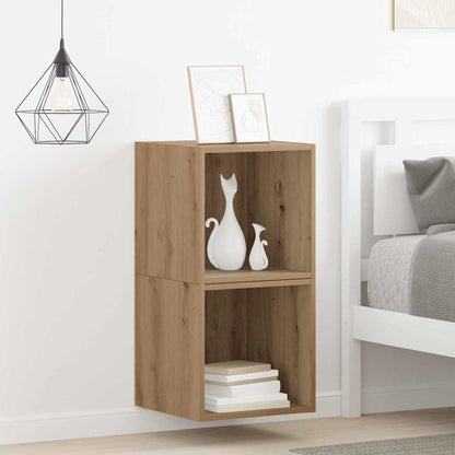 vidaXL Wall Cabinet 2 pcs Artisan Oak 37 x 37 x 37 cm Engineered Wood