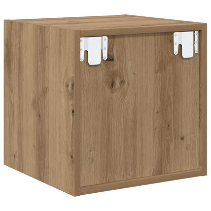 vidaXL Wall Cabinet 2 pcs Artisan Oak 37 x 37 x 37 cm Engineered Wood
