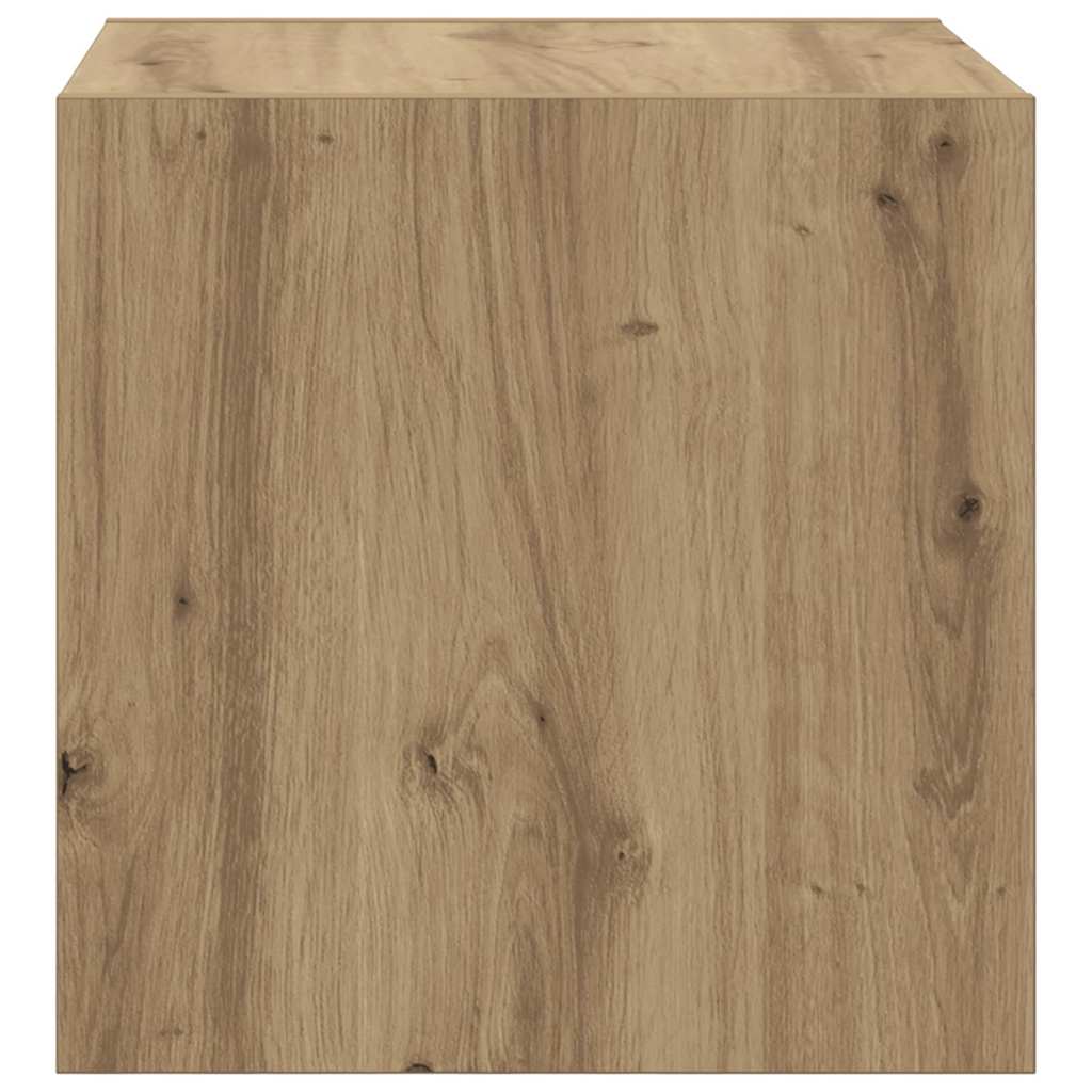 vidaXL Wall Cabinet 2 pcs Artisan Oak 37 x 37 x 37 cm Engineered Wood