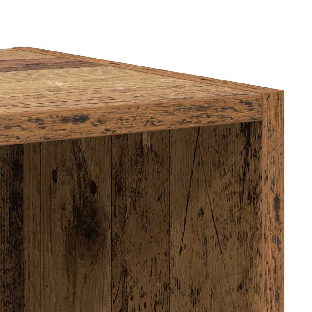 vidaXL TV Cabinet Set Old Wood 37 x 37 x 72 cm Engineered Wood