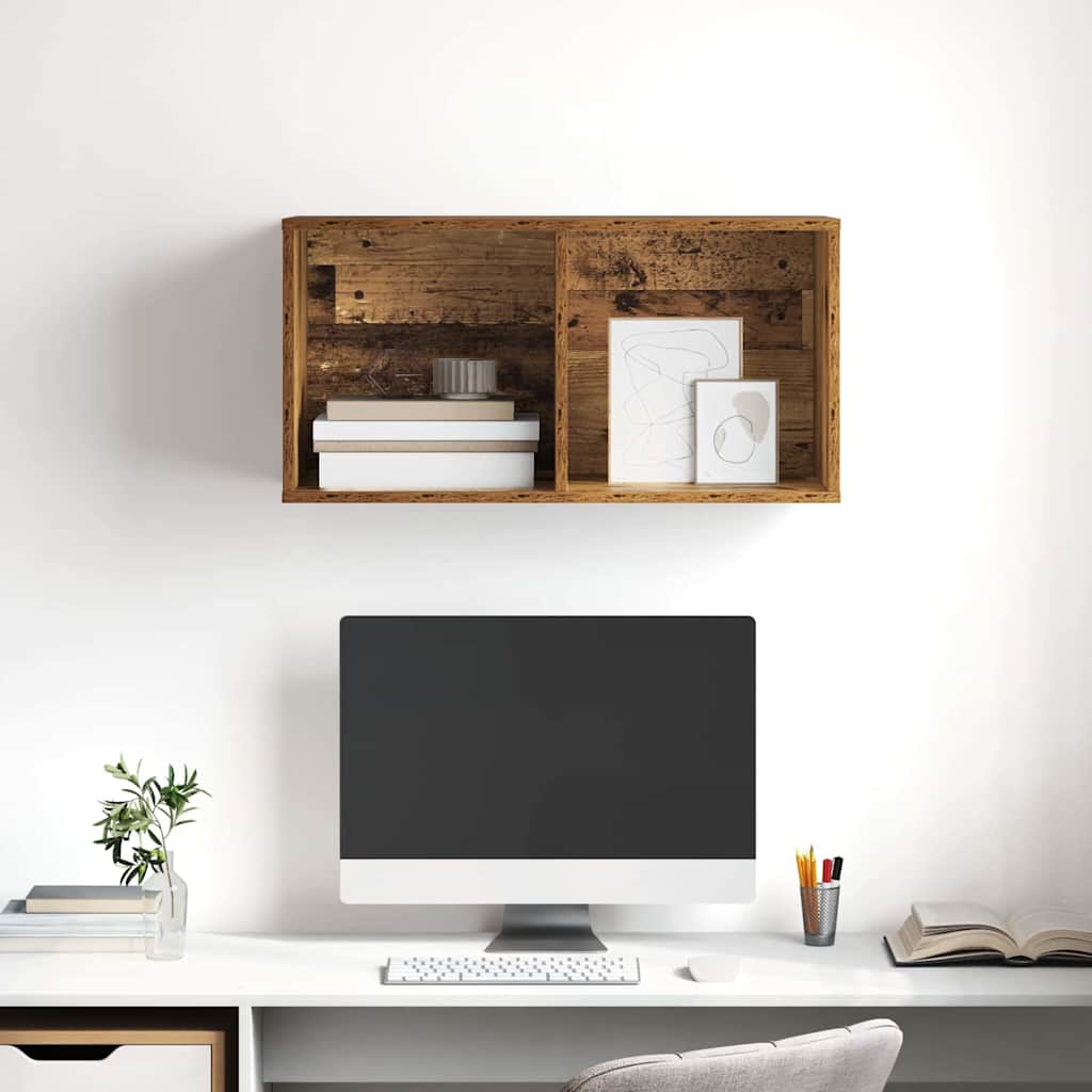 vidaXL TV Cabinet Set Old Wood 37 x 37 x 72 cm Engineered Wood