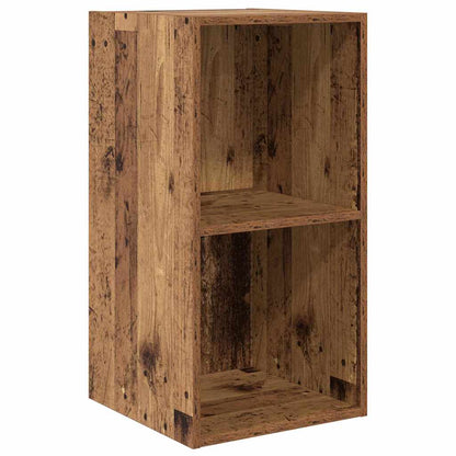 vidaXL TV Cabinet Set Old Wood 37 x 37 x 72 cm Engineered Wood