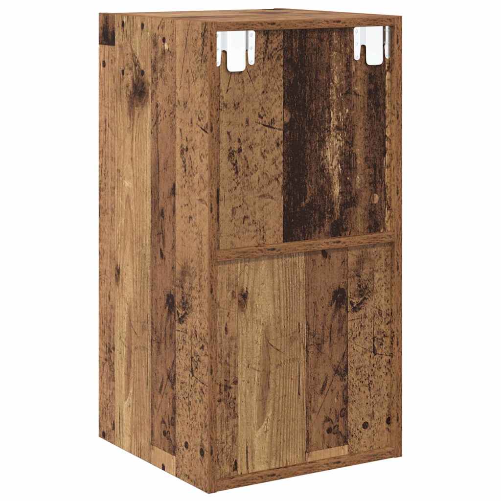 vidaXL TV Cabinet Set Old Wood 37 x 37 x 72 cm Engineered Wood