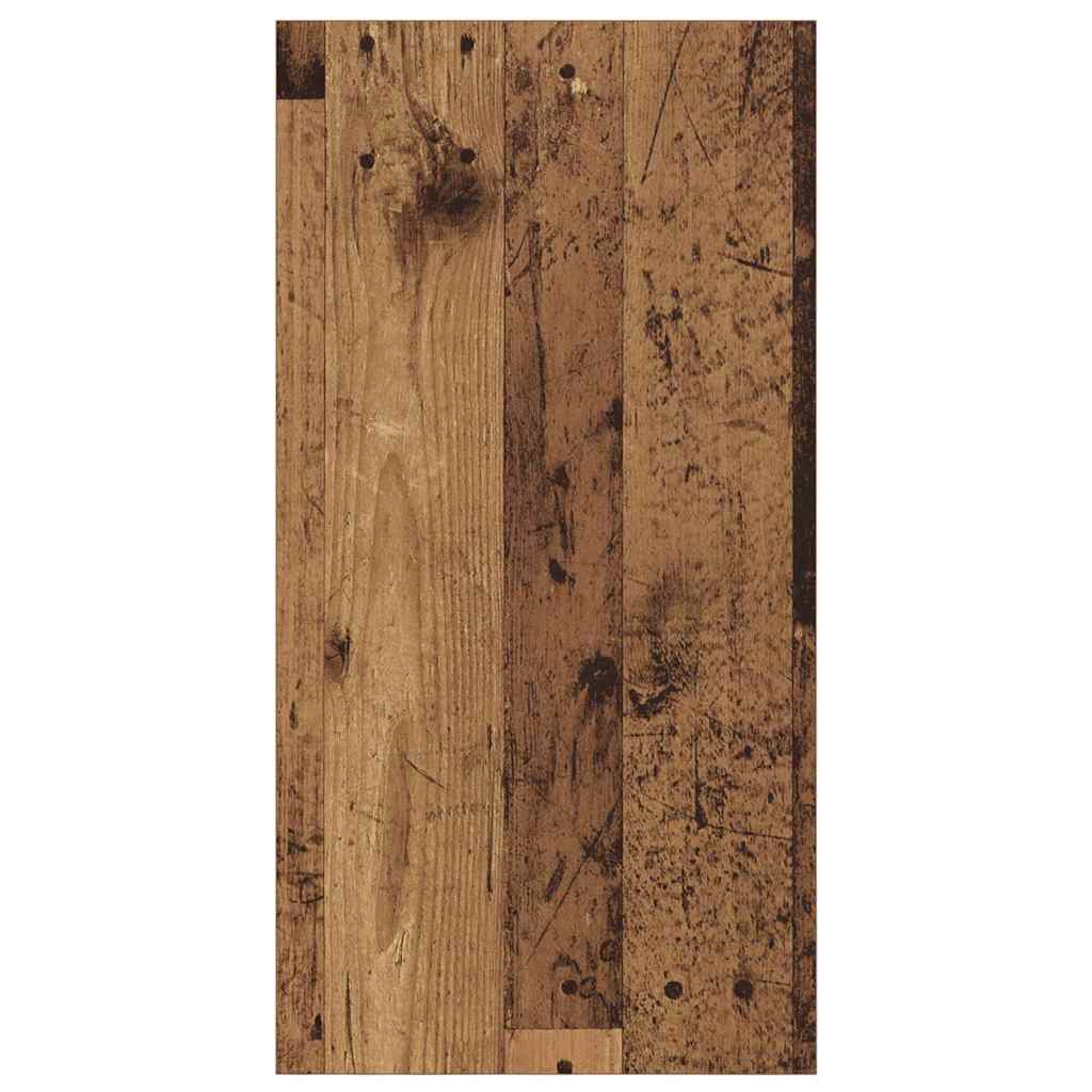 vidaXL TV Cabinet Set Old Wood 37 x 37 x 72 cm Engineered Wood