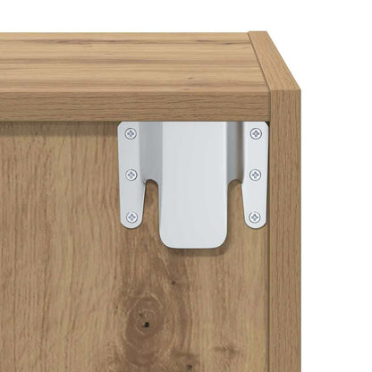 vidaXL TV Cabinet Set 37 x 37 x 72 cm Artisan Oak Engineered Wood