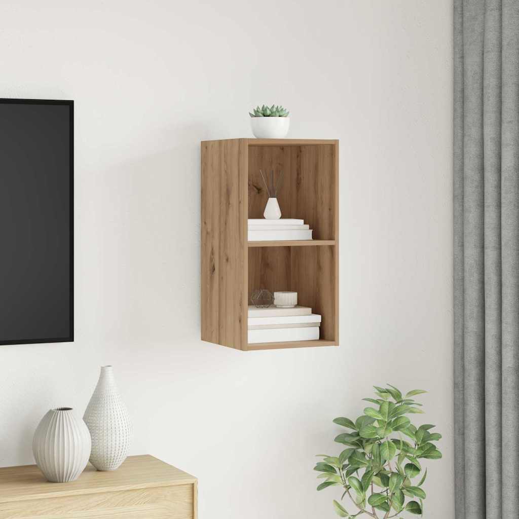 vidaXL TV Cabinet Set 37 x 37 x 72 cm Artisan Oak Engineered Wood