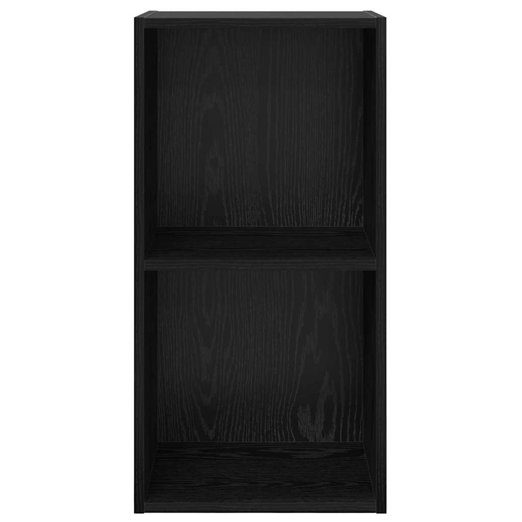vidaXL TV Cabinet Set Black Oak 37 x 37 x 72 cm Engineered Wood