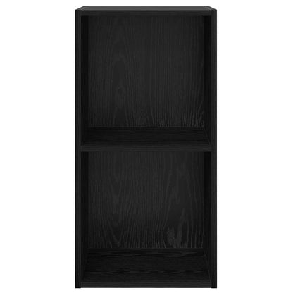 vidaXL TV Cabinet Set Black Oak 37 x 37 x 72 cm Engineered Wood