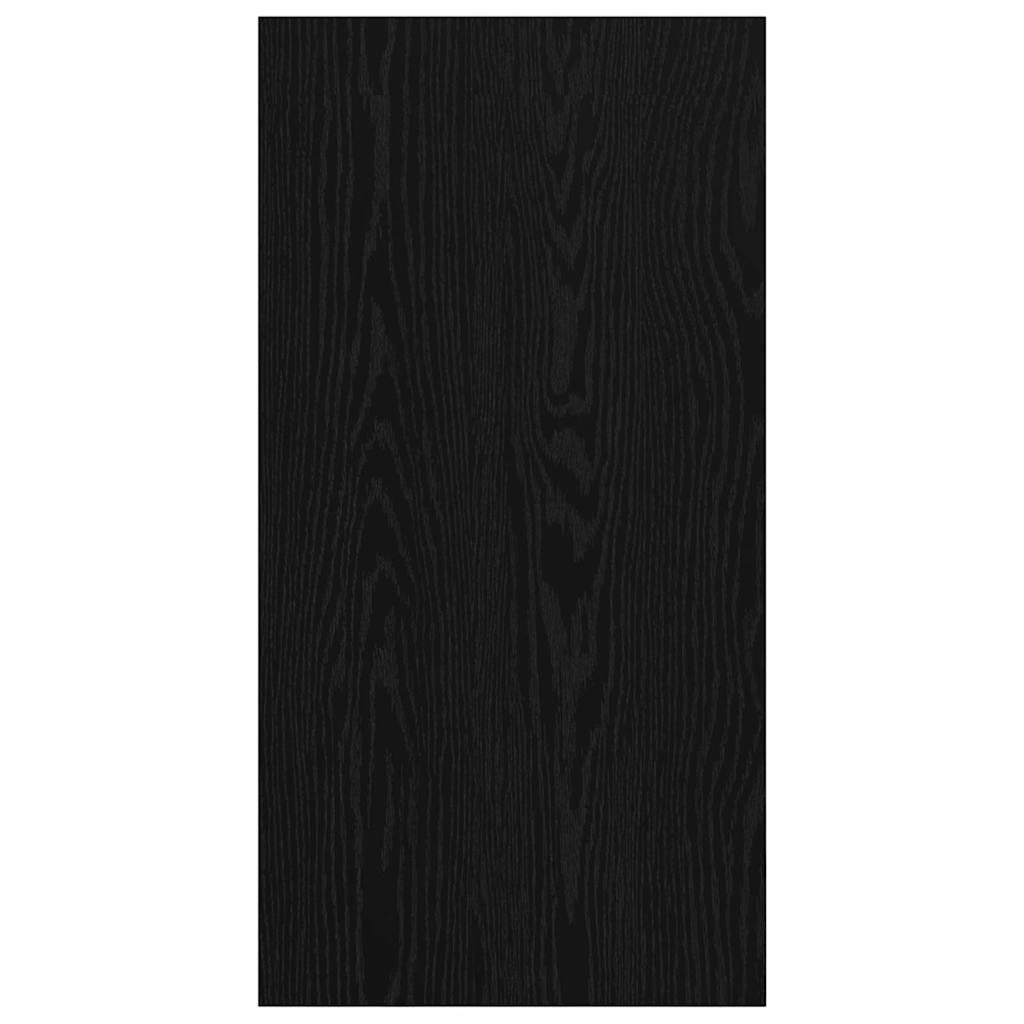 vidaXL TV Cabinet Set Black Oak 37 x 37 x 72 cm Engineered Wood