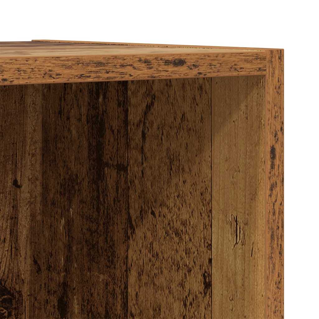 vidaXL TV Cabinet Set Old Wood 37 x 37 x 107 cm Engineered Wood