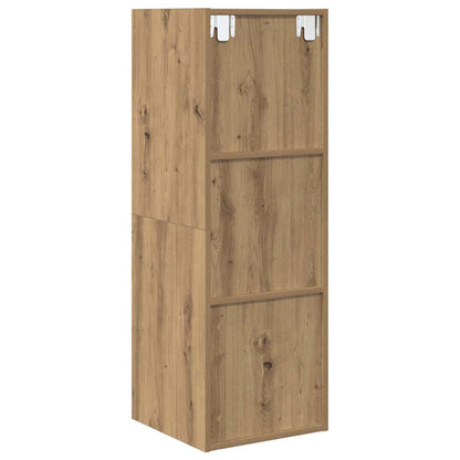 vidaXL TV Cabinet Set 37 x 37 x 107 cm Artisan Oak Engineered Wood