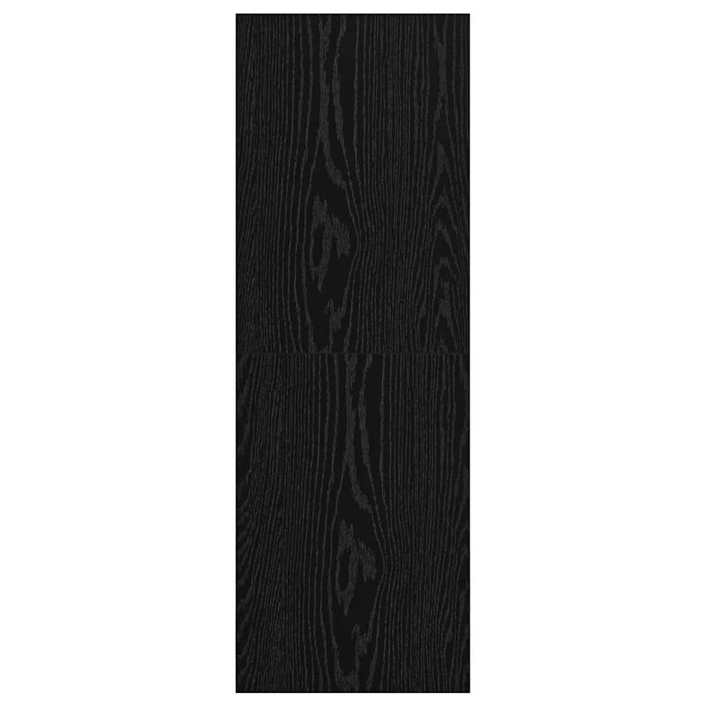 vidaXL TV Cabinet Set Black Oak 37 x 37 x 107 cm Engineered Wood