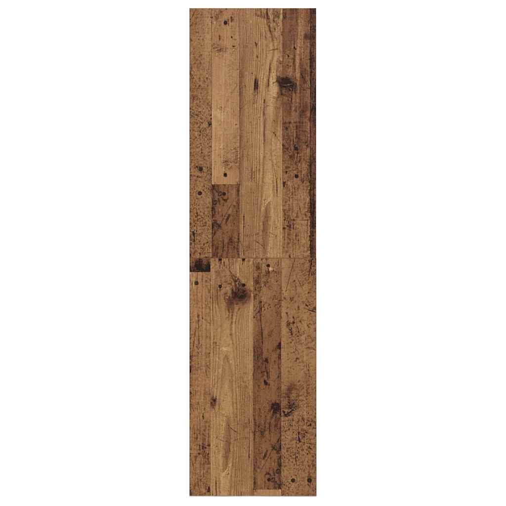 vidaXL TV Cabinet Set Old Wood 37 x 37 x 142.5 cm Engineered Wood