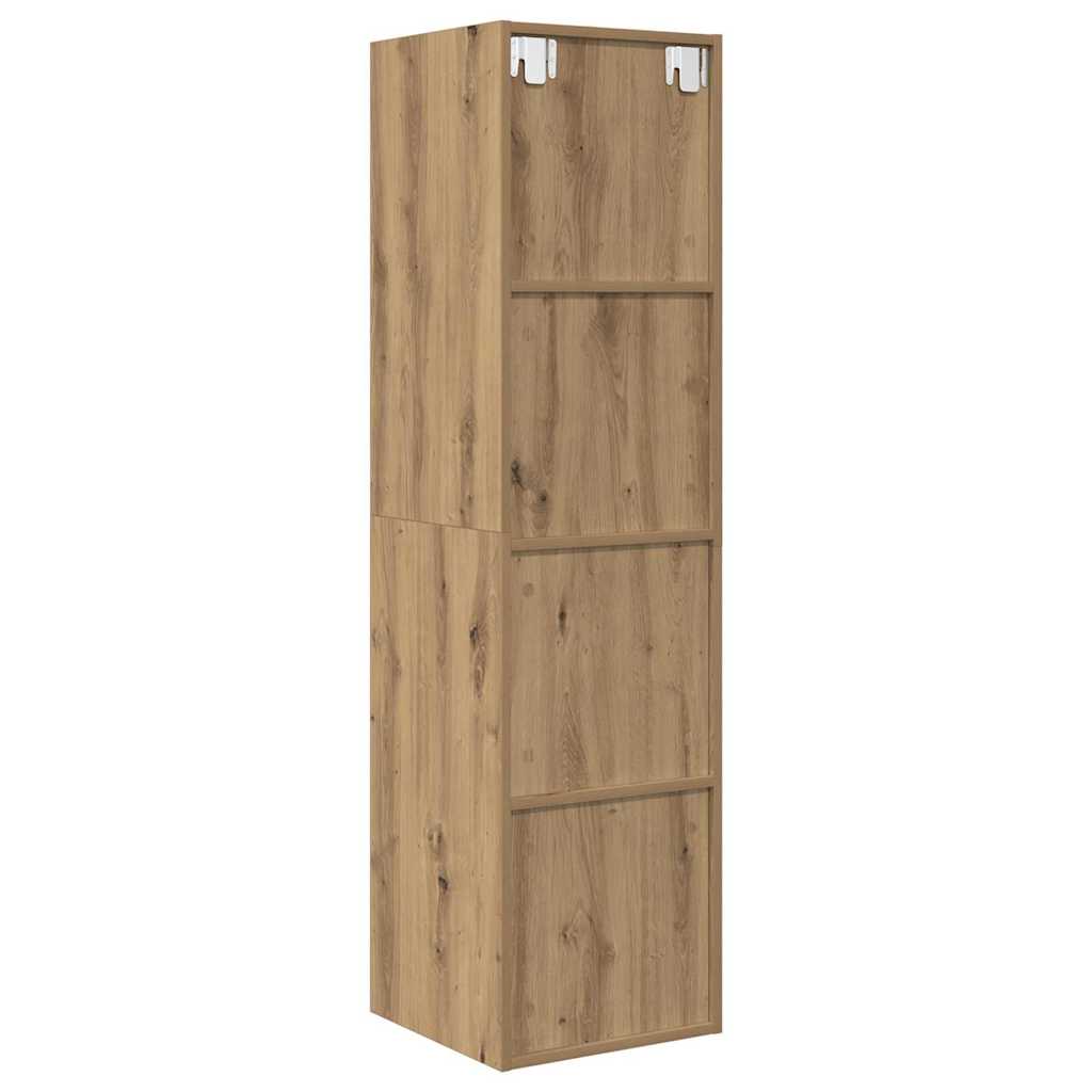 vidaXL TV Cabinet Set 37 x 37 x 142.5 cm Artisan Oak Engineered Wood