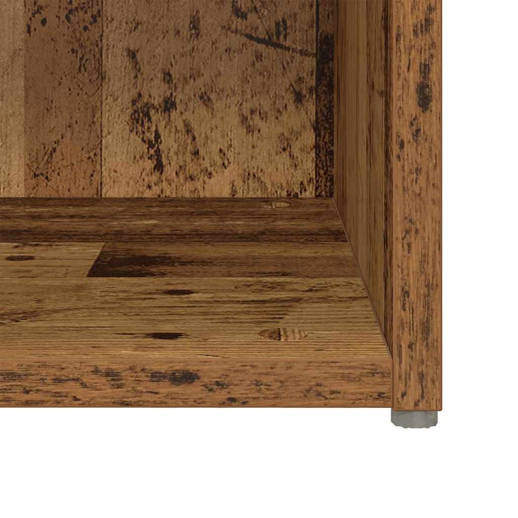 vidaXL TV Cabinet Set 2 pcs Old Wood 37 x 35 x 37.5 cm Engineered Wood