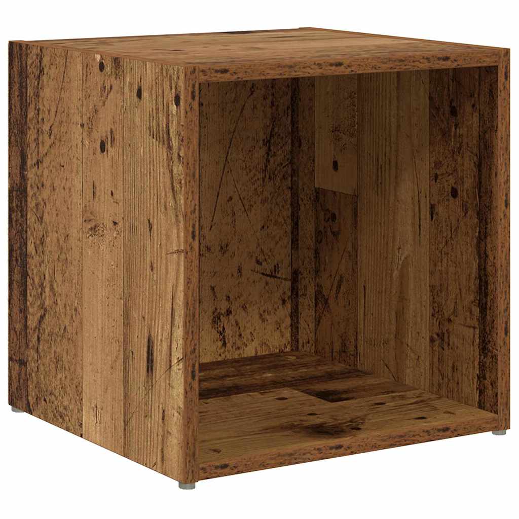 vidaXL TV Cabinet Set 2 pcs Old Wood 37 x 35 x 37.5 cm Engineered Wood
