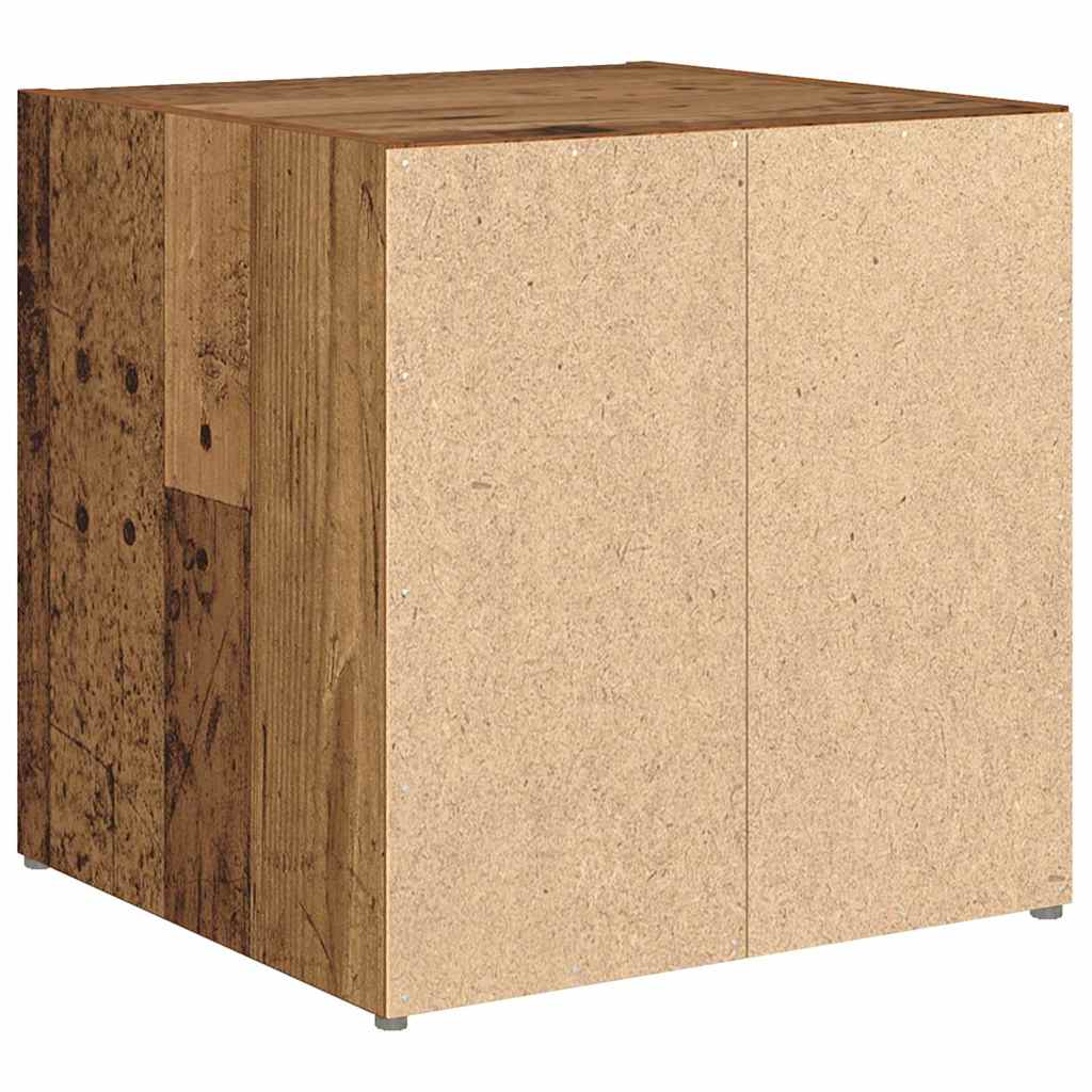 vidaXL TV Cabinet Set 2 pcs Old Wood 37 x 35 x 37.5 cm Engineered Wood