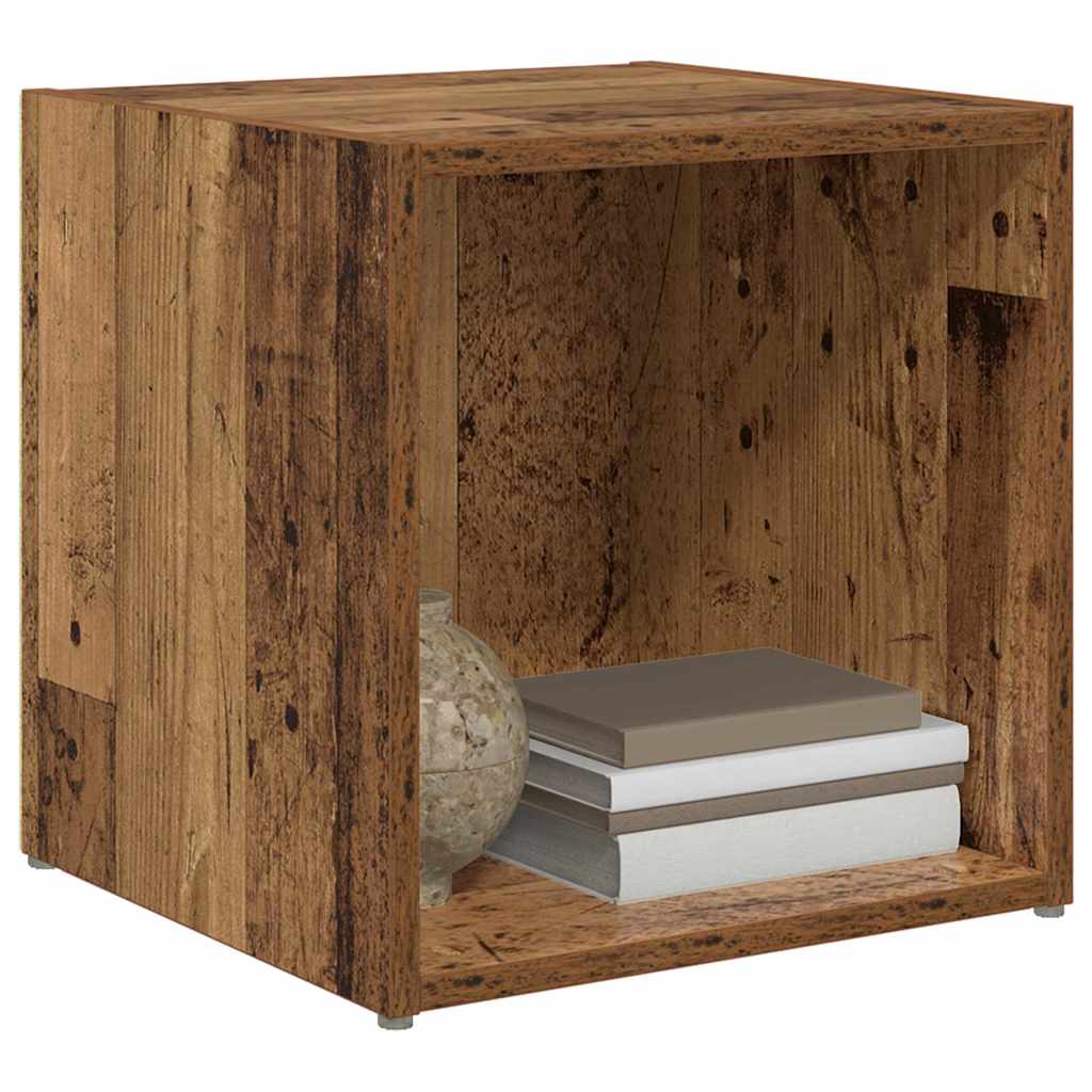 vidaXL TV Cabinet Set 2 pcs Old Wood 37 x 35 x 37.5 cm Engineered Wood