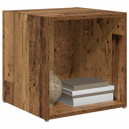 vidaXL TV Cabinet Set 2 pcs Old Wood 37 x 35 x 37.5 cm Engineered Wood