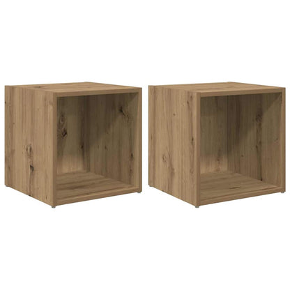 vidaXL TV Cabinet Set 2 pcs Artisan Oak Engineered Wood