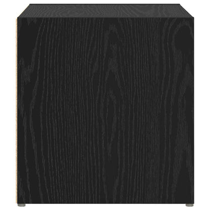 vidaXL TV Cabinet Set 2 pcs 37 x 35 x 37.5 cm Black Engineered Wood