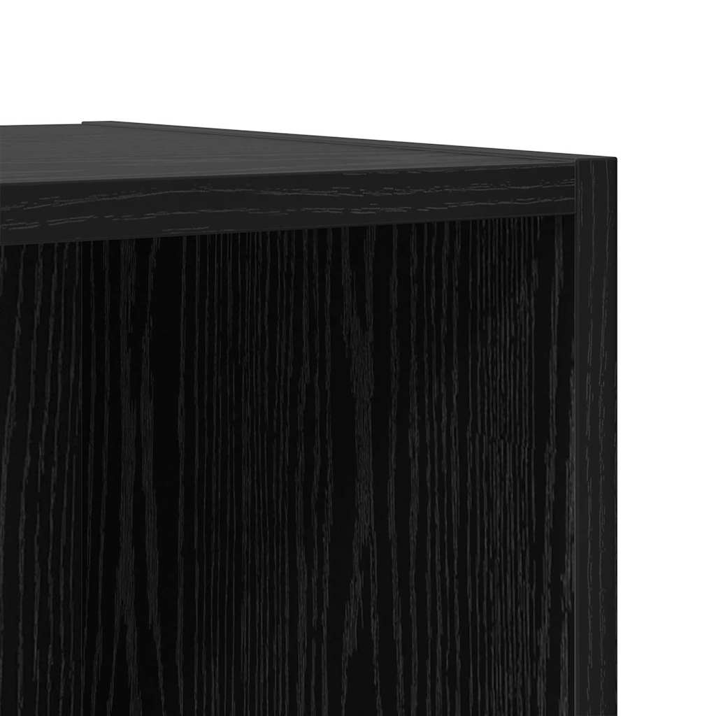 vidaXL TV Cabinet Set 4 pcs Black 37 x 35 x 37.5 cm Engineered Wood