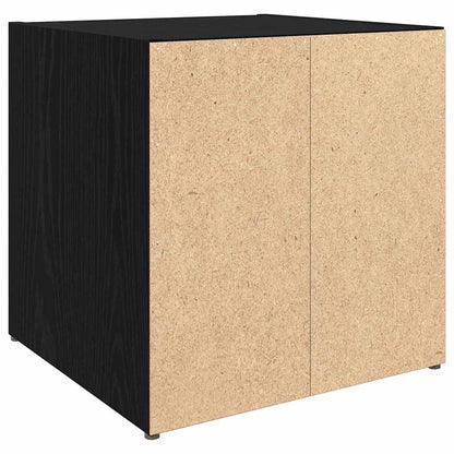 vidaXL TV Cabinet Set 4 pcs Black Engineered Wood