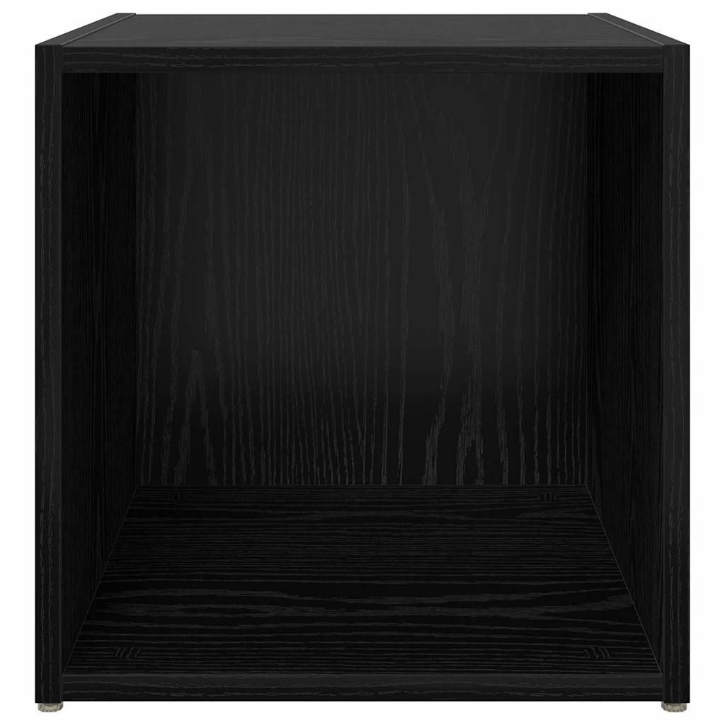 vidaXL TV Cabinet Set 4 pcs Black 37 x 35 x 37.5 cm Engineered Wood