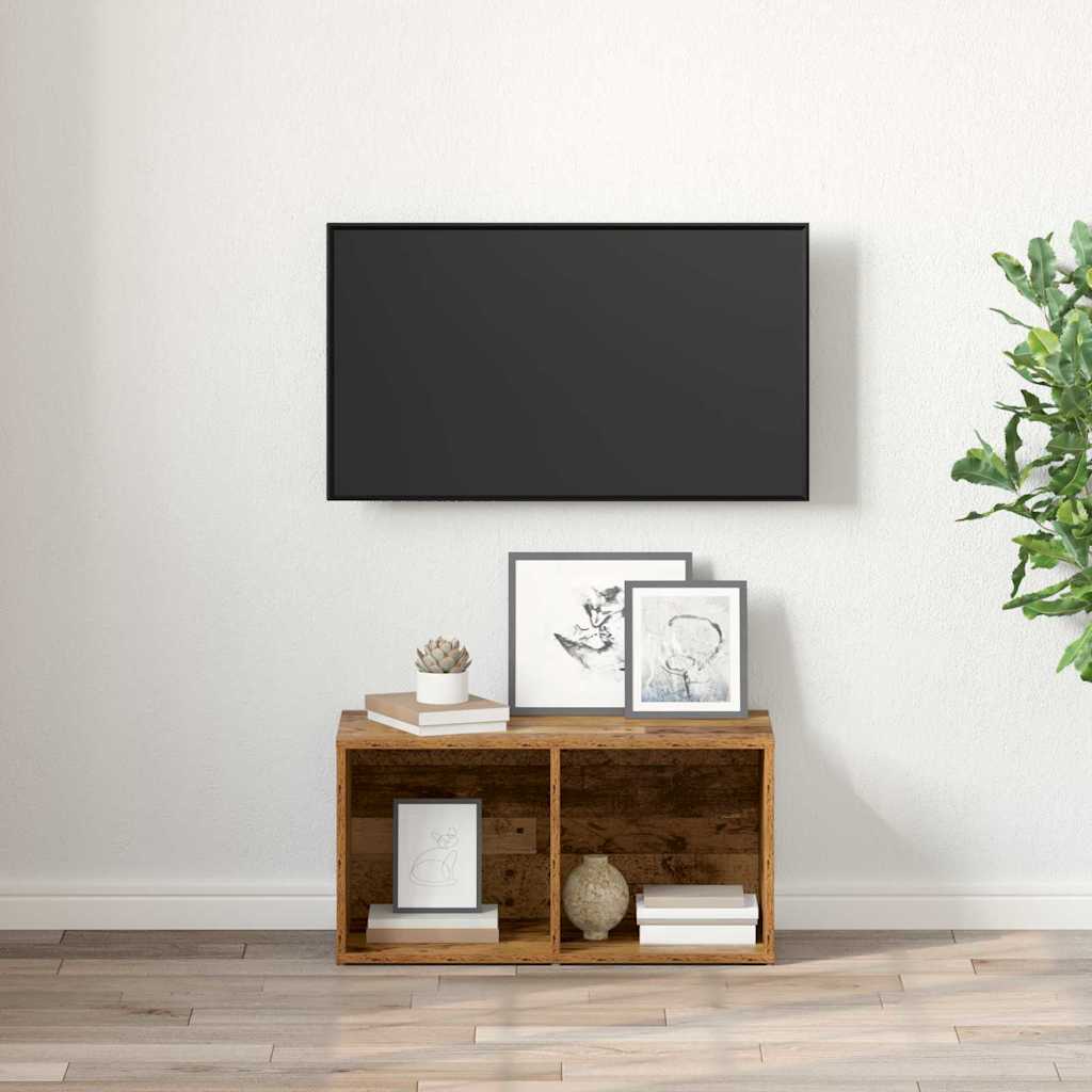 vidaXL TV Cabinet Set Brown 72 x 35 x 37 cm Engineered Wood