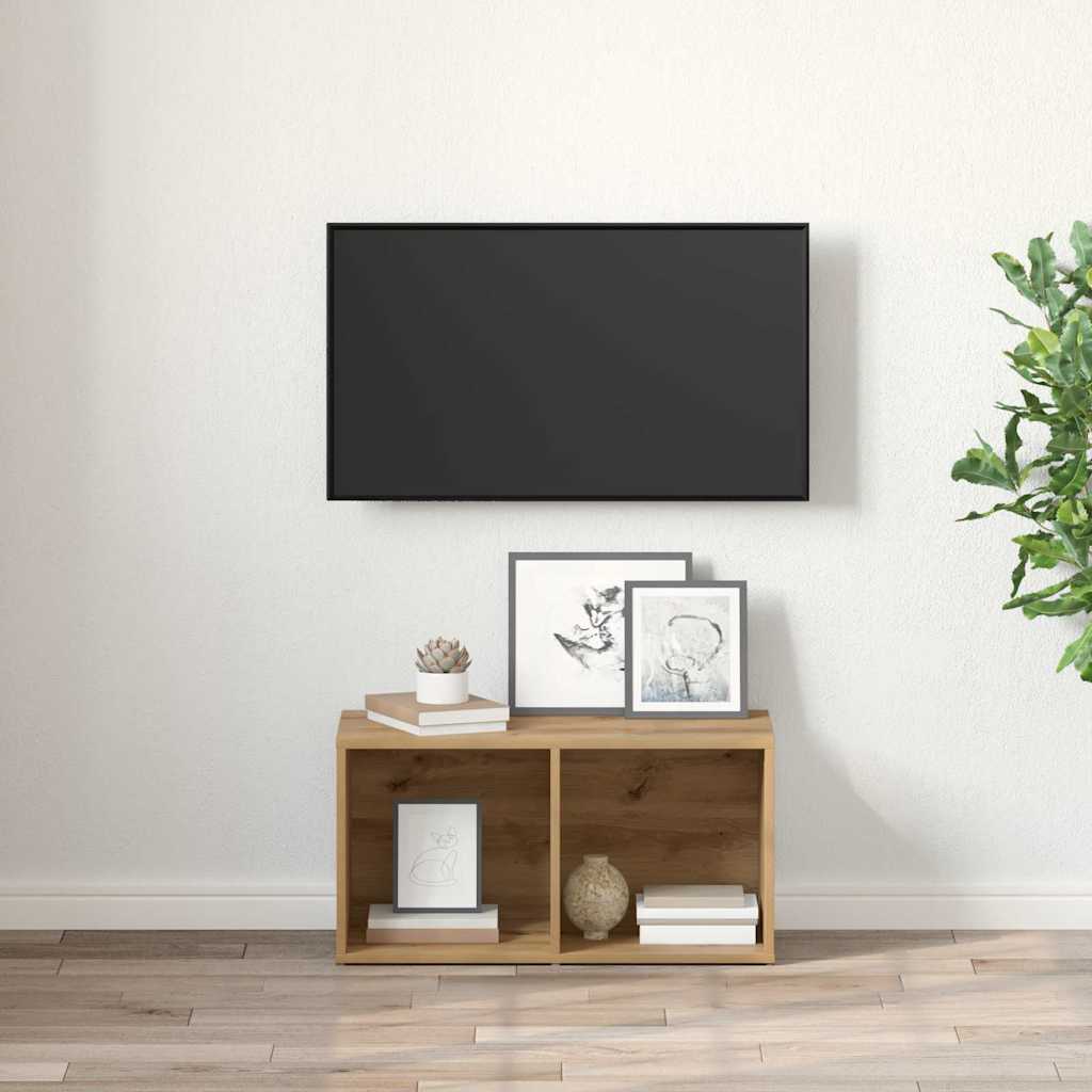 vidaXL TV Cabinet Set 72 x 35 x 37 cm Brown Engineered Wood