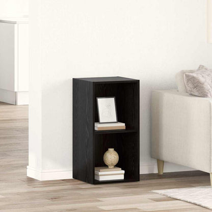 vidaXL TV Cabinet Set Black 72 x 35 x 37 cm Engineered Wood