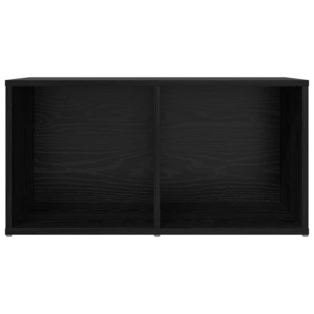 vidaXL TV Cabinet Set Black 72 x 35 x 37 cm Engineered Wood