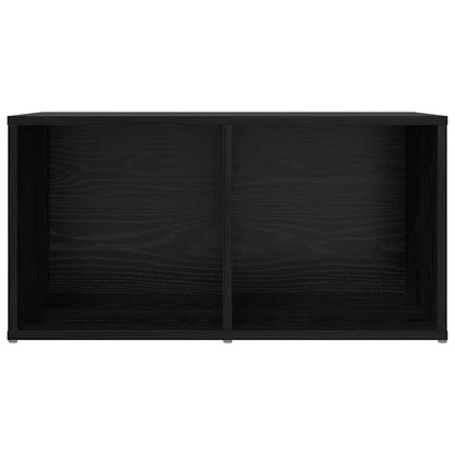 vidaXL TV Cabinet Set Black 72 x 35 x 37 cm Engineered Wood
